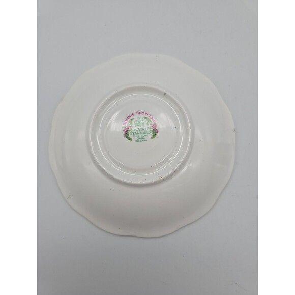 Royal Standard Bonnie Scotland Clan Macdonald Saucer Only - Picture 2 of 6